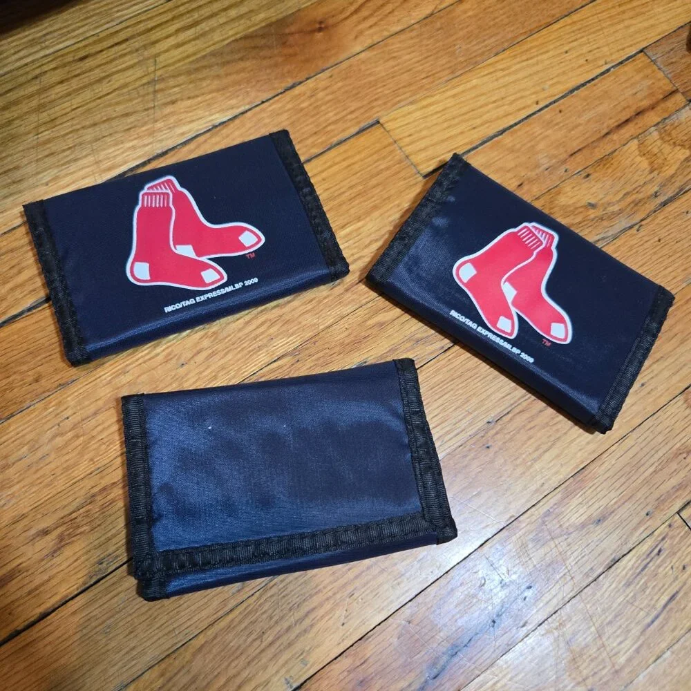 Boston Red Sox Vintage 2000s RETRO THROWBACK Oldschool Tri-Fold Wallet 5